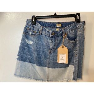 Blue Jean Mini Skirt